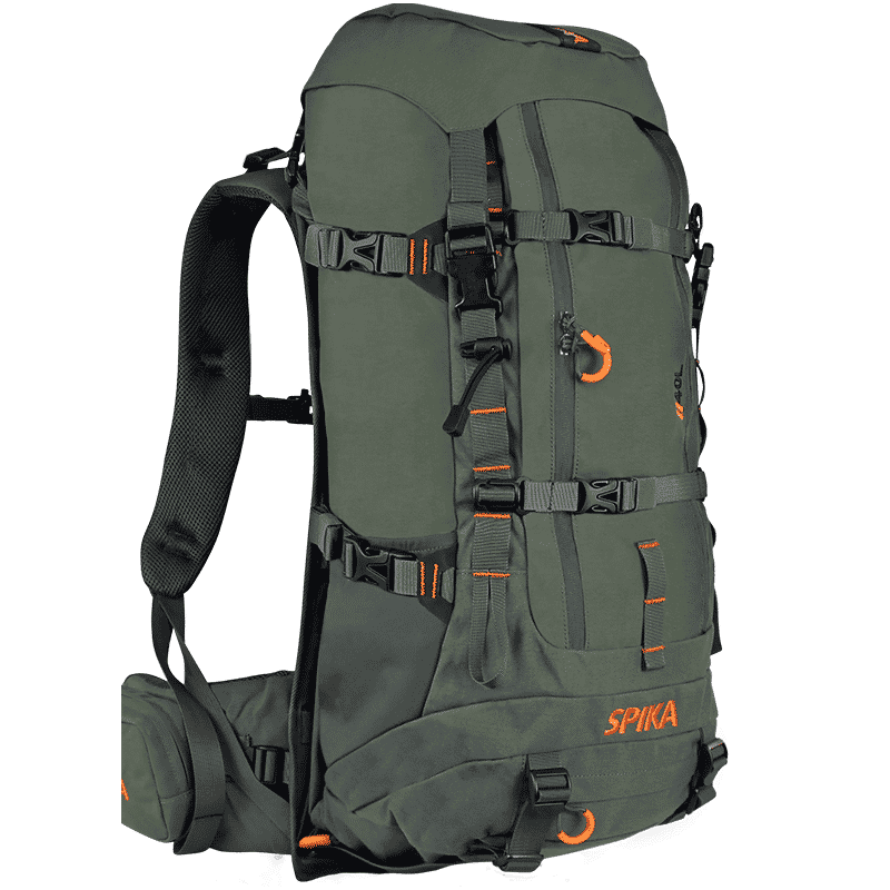 Spika Drover Hauler Backpack Olive + Frame 40L - Image 7