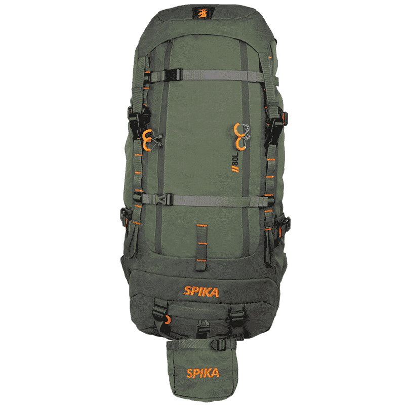 Spika Drover Hauler Backpack Olive + Frame 80L - Image 5